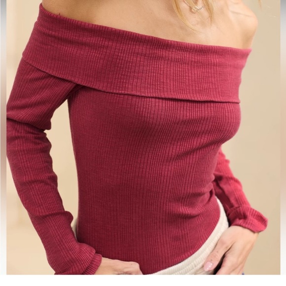 Aerie Off The Shoulder Sweater Bodysuit - Picture 1 of 3